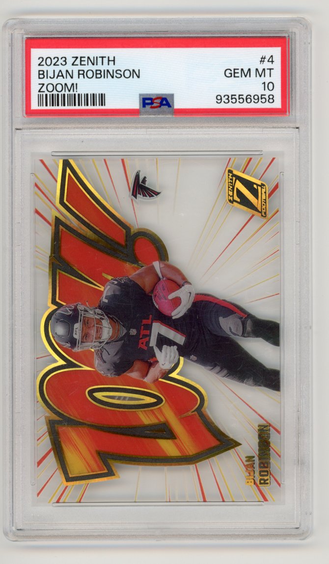 2023 Zenith Zoom Bijan Robinson PSA 10