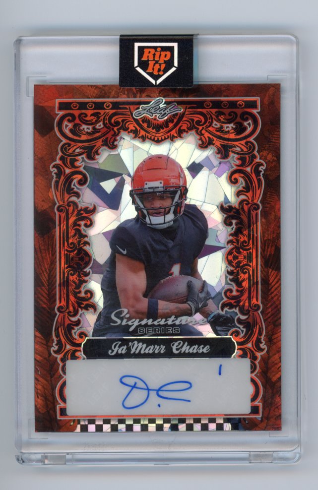 2025 Leaf Signature Series Ja'Marr Chase Autograph 1/1