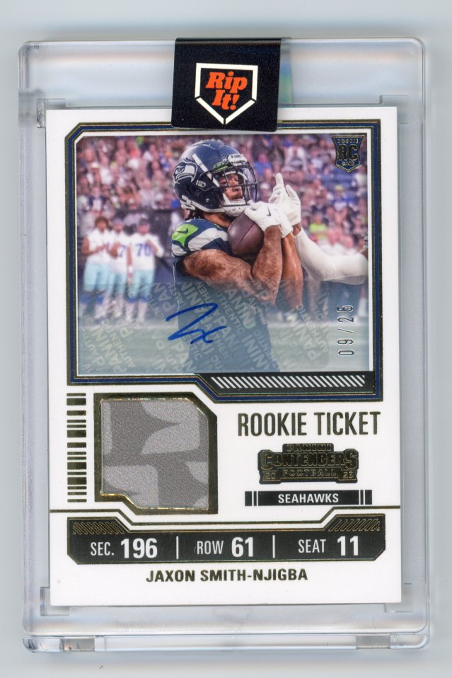 2023 panini contenders Jaxson Smith Njigba rpa /25