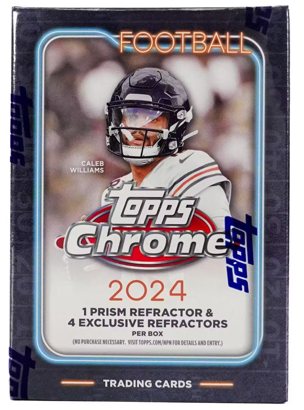 2024 Topps Chrome Football 7-Pack Blaster Box