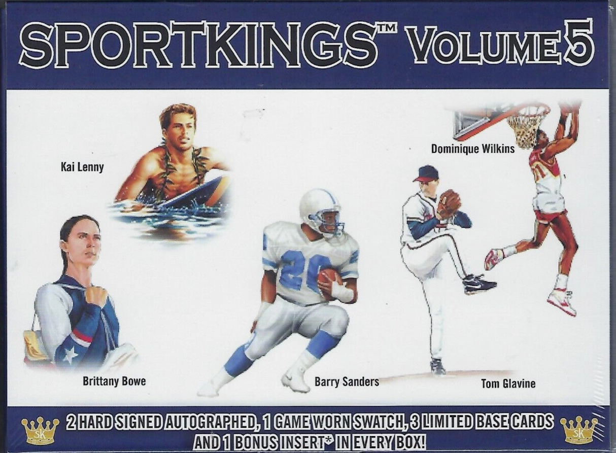 2024 Sportkings Volume 5 Multi-Sport Factory Sealed Hobby Box