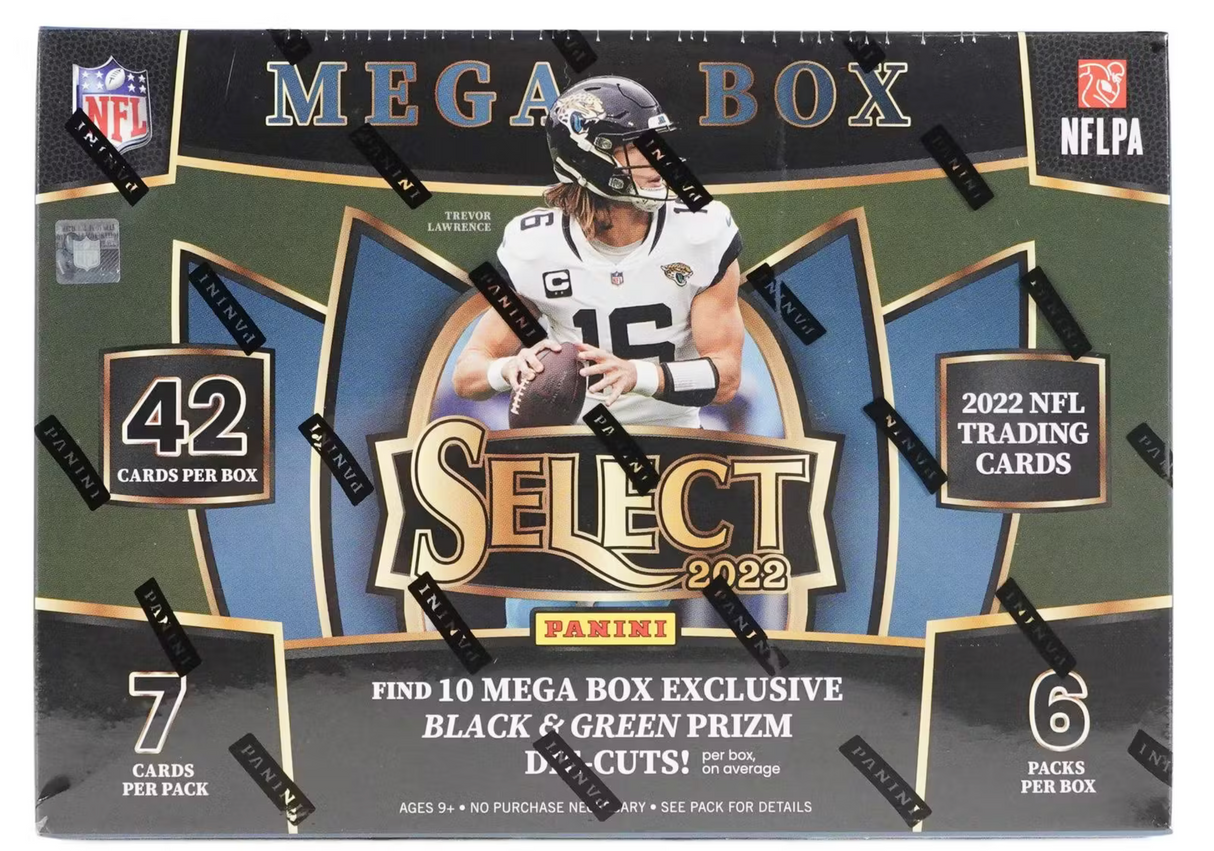 2022 Panini Select Football Mega Box (Black & Green Die-Cuts!)