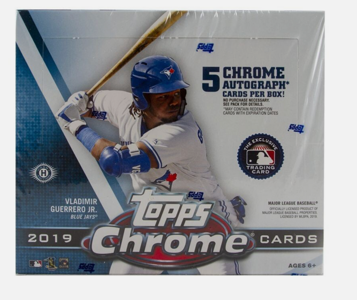 2019 Topps Chrome Baseball Factory Sealed Trading Cards Jumbo Box