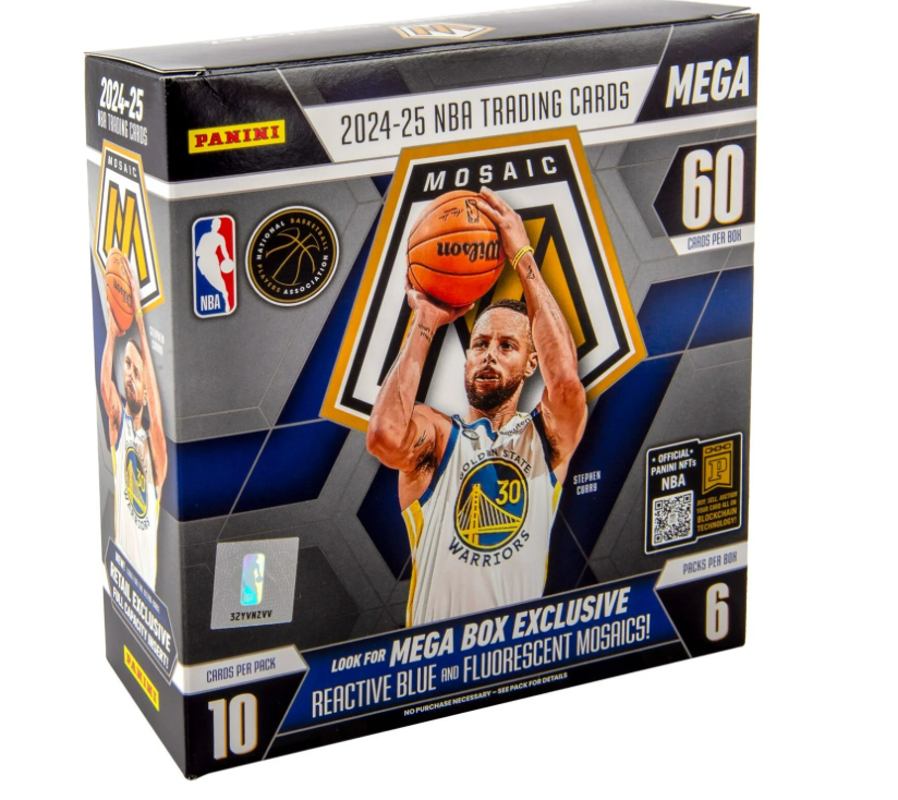 2024-25 Panini Mosaic Basketball Trading Cards Mega Box