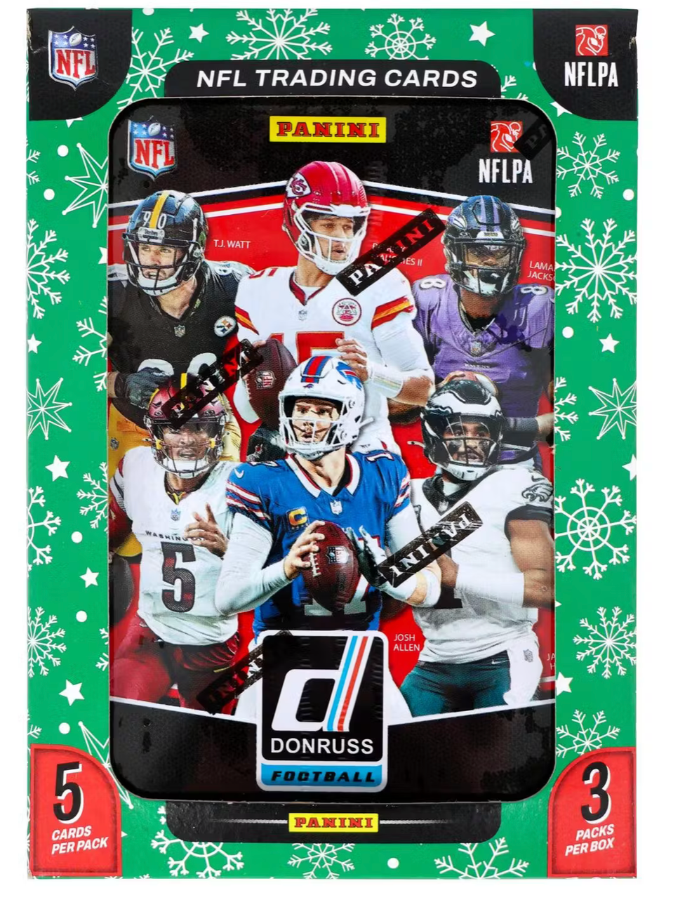2025 Panini Donruss Football Winter Holiday Tin CHASE DOWNTOWNS!!!