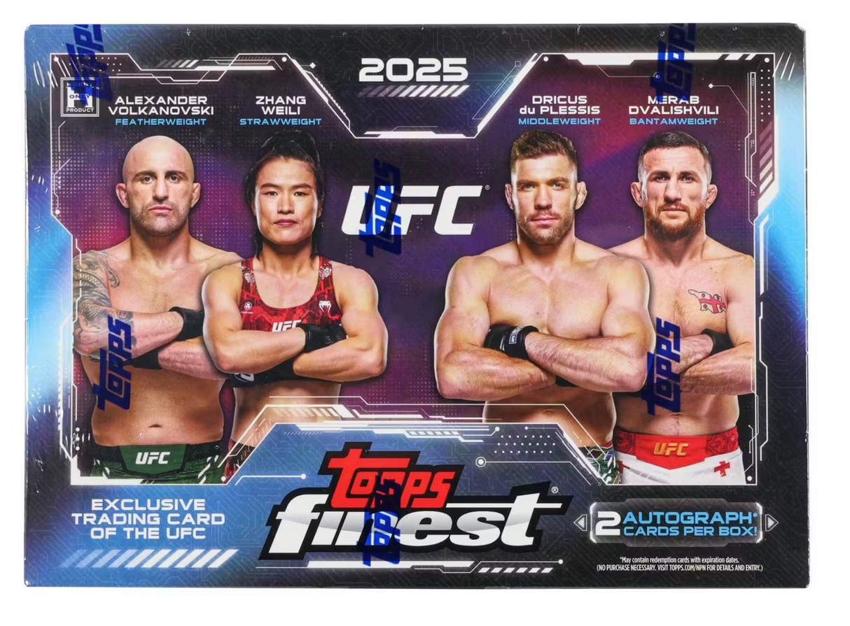 2025 Topps UFC Finest Hobby Box (Presell)