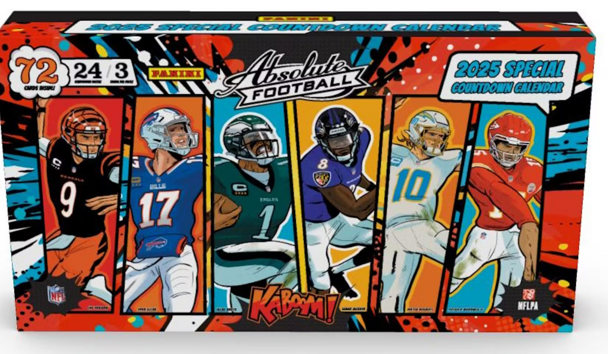 2025 Panini Absolute Football Countdown Calendar Box