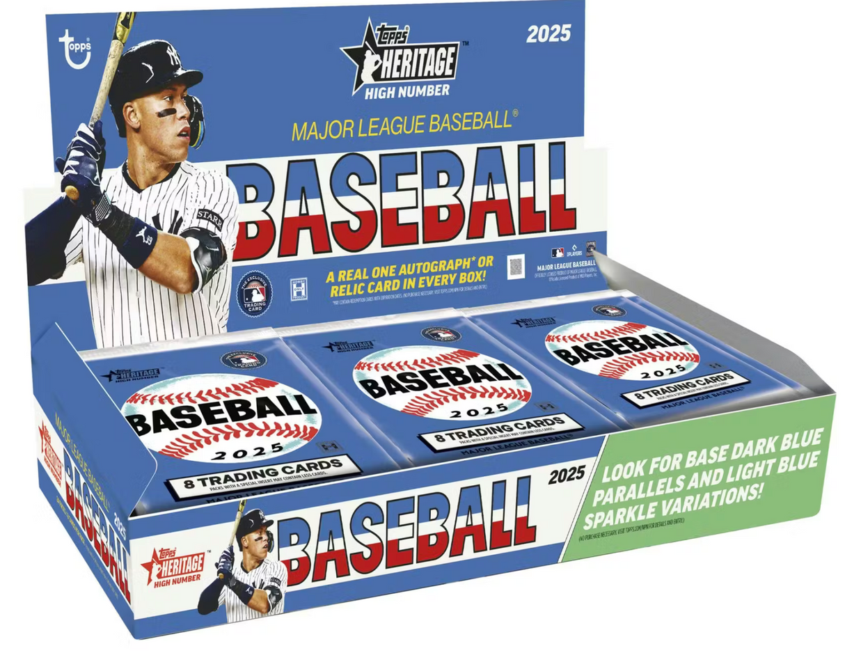 2025 Topps Heritage High Number Baseball Hobby Box Pre-sell