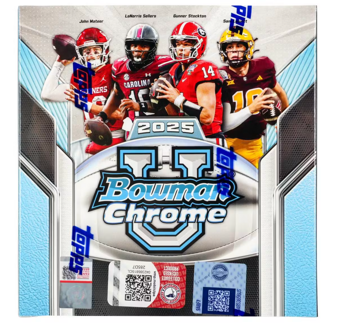 2025 Bowman University Chrome Football Mega Box (Presell)