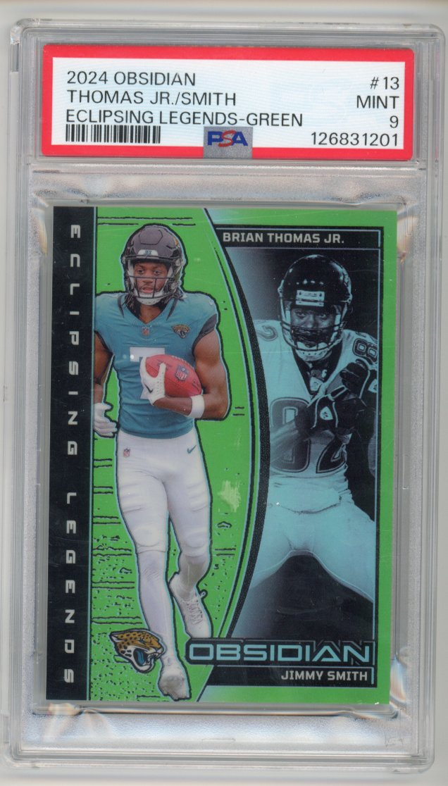 2024 PANINI OBSIDIAN BRIAN THOMAS GREEN /5