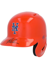 Pete Alonso signed batting helmet chrome