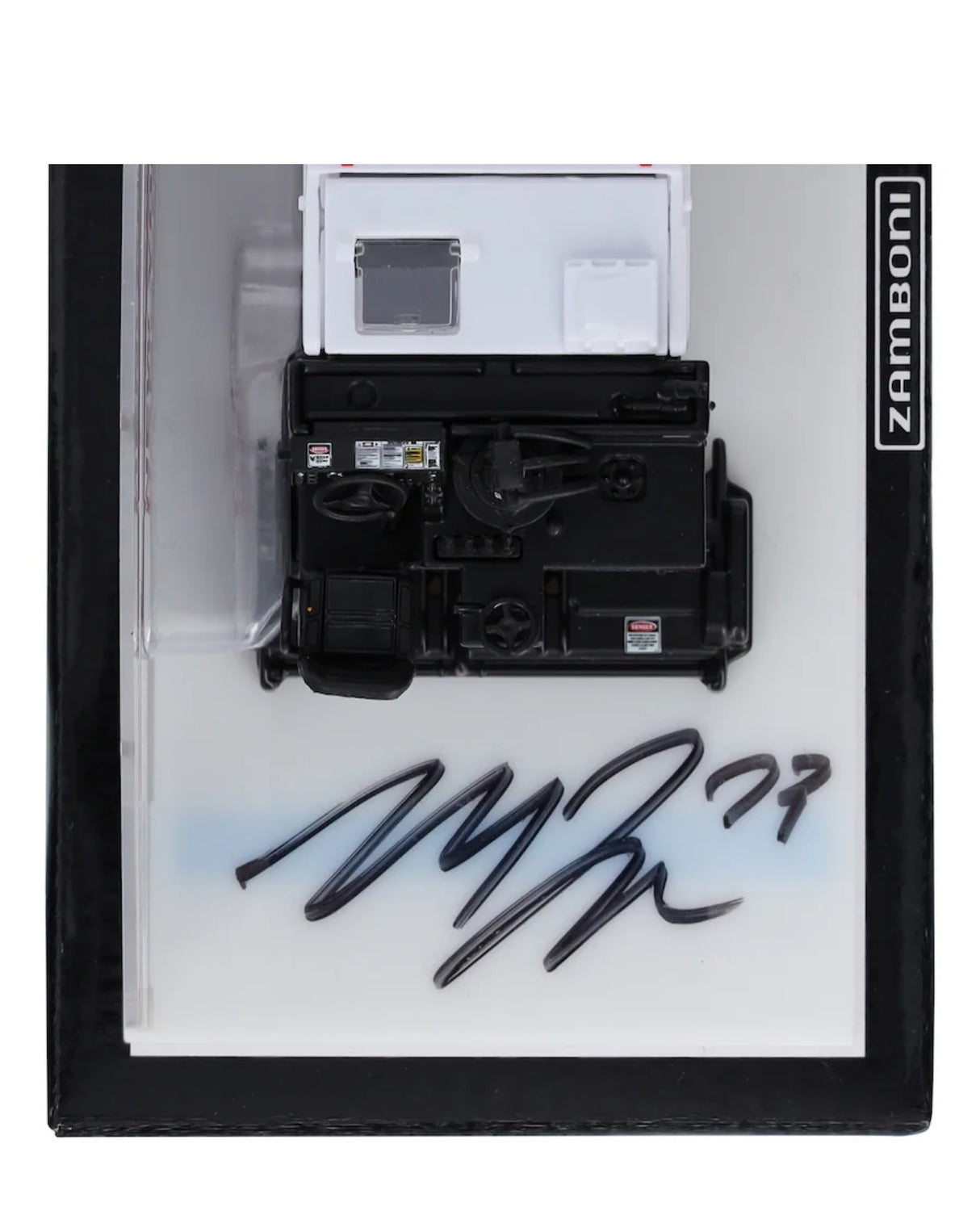 Matt Rempe New York Rangers Autographed Fanatics Authentic 1:43 Scale Die-Cast Zamboni