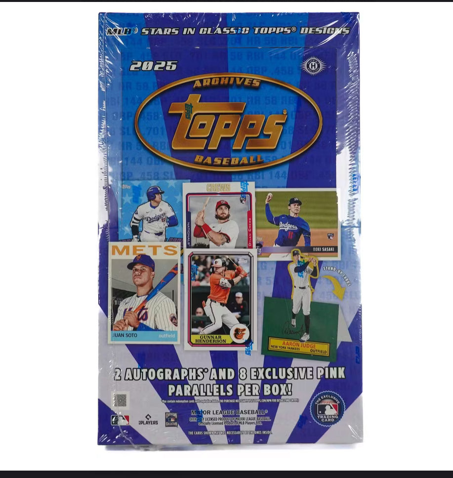 2025 Topps Archives Baseball Hobby Box