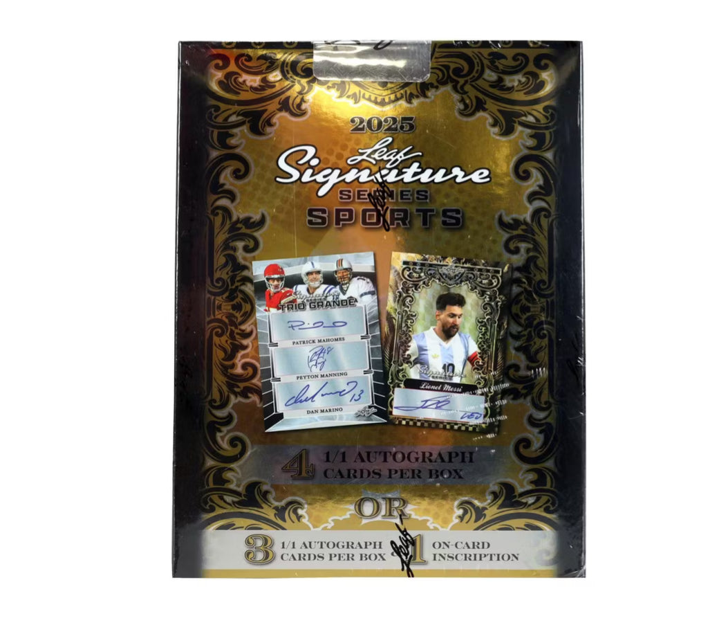 2025 Leaf Signature Series Sports Hobby Box