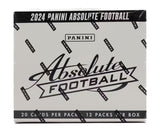 2024 Panini Absolute Football Jumbo Value 12-Pack Box