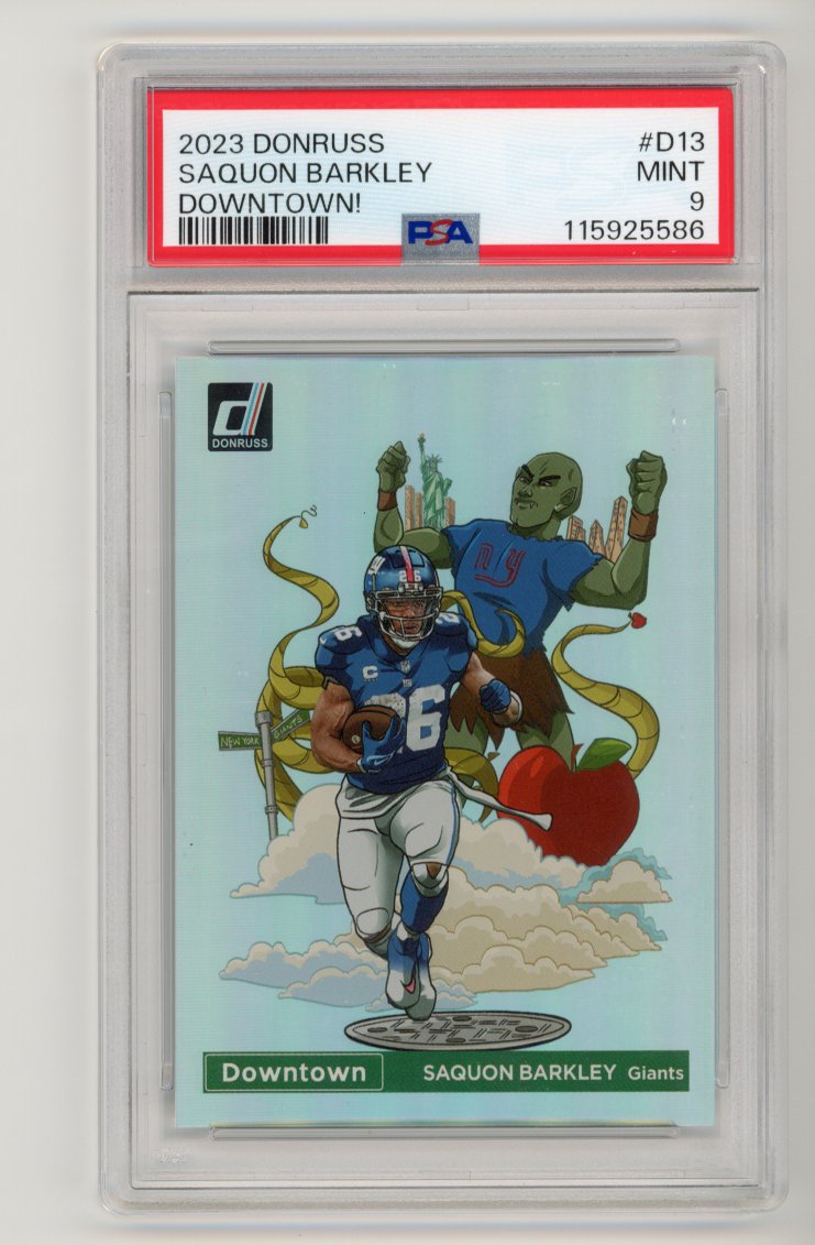 Saquon Barkley Downtown psa 9