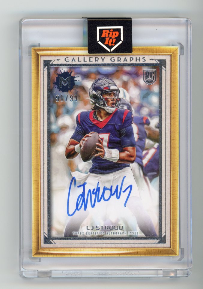 2024 Topps Motif CJ Stroud Rookie Autograph 91/99