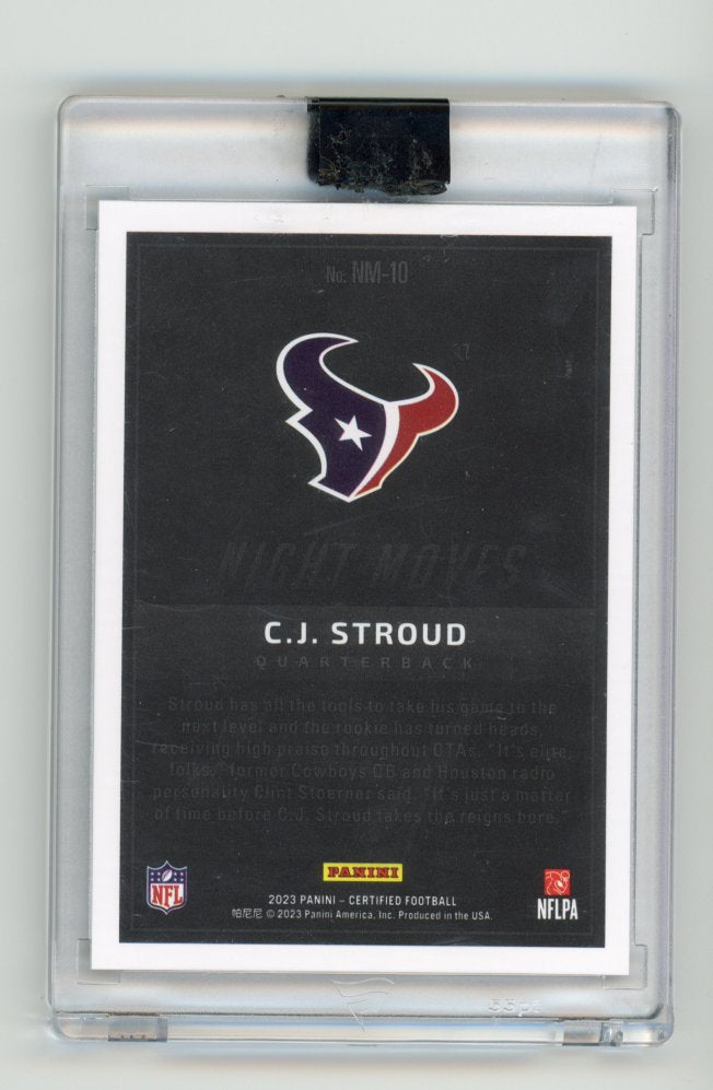 2023 Panini Donnruss Night Moves Cj Stroud rookie