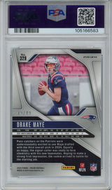 2024 Prizm Drake Maye Purple Power PSA 8