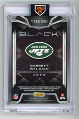 2022 Panini Black Garrett Wilson Jumbo Rookie Patch Auto /15