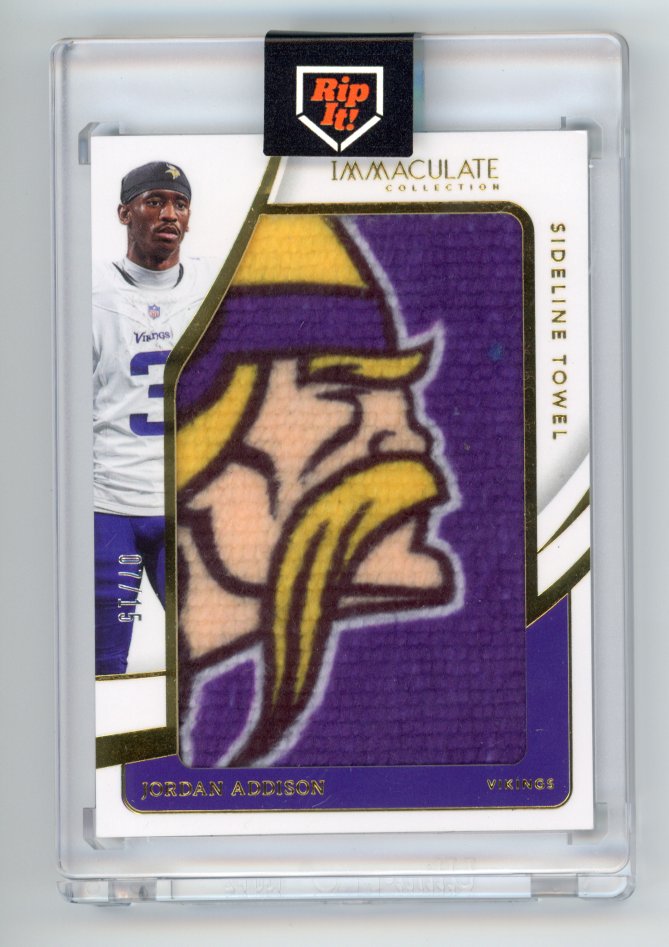 2024 Panini Immaculate Jordan Addison Patch /15