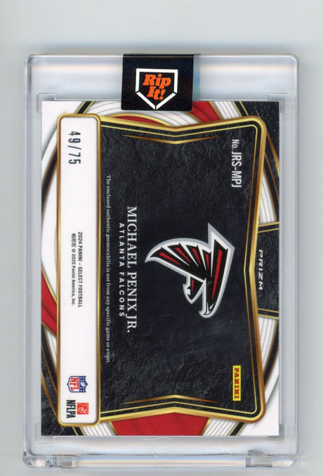 2024 Panini Select  Michael Penix jr Rookie patch /75