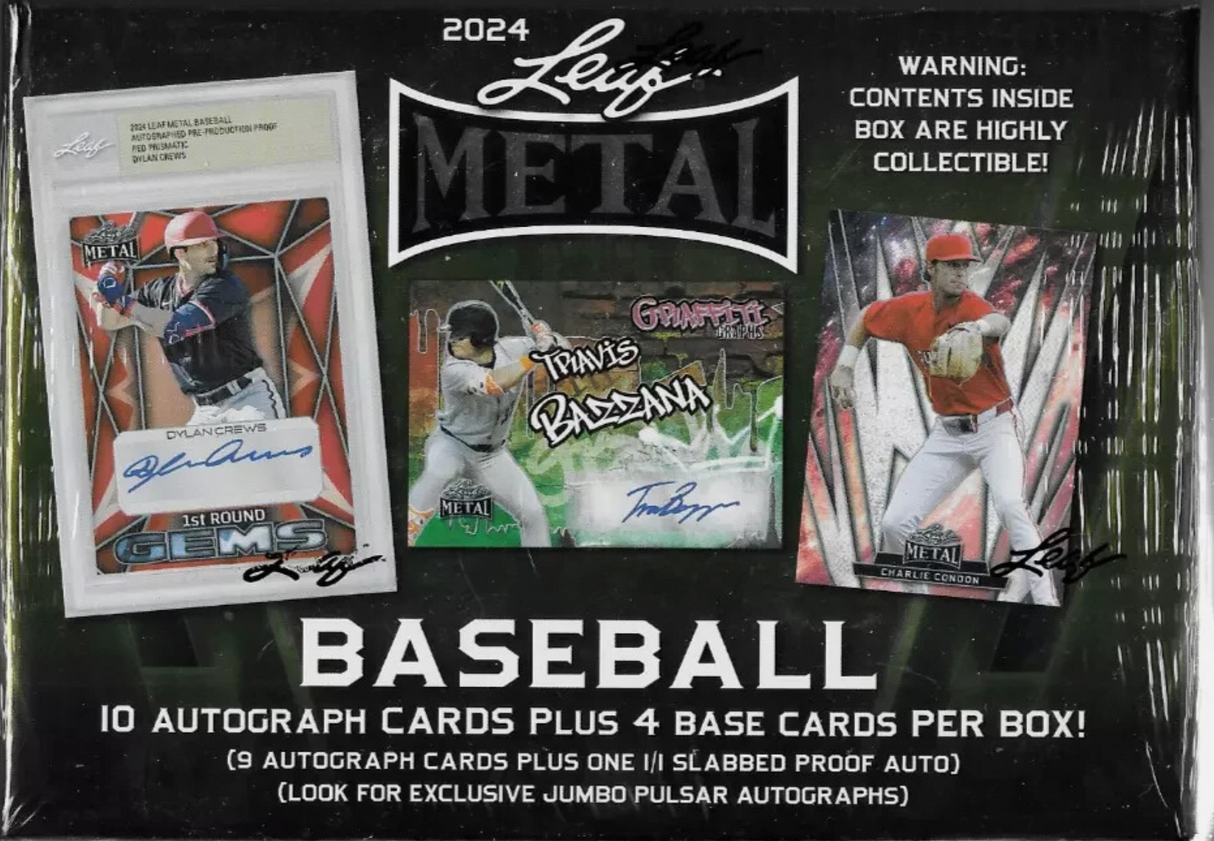 2024 Leaf Metal Baseball HOBBY JUMBO BOX