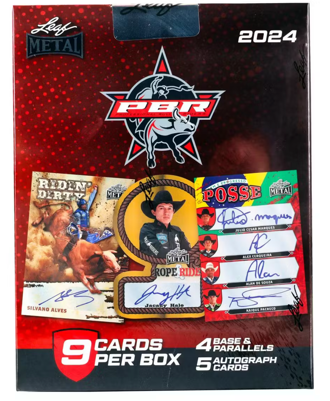 2024 Leaf Metal PBR Professional Bull Riders Hobby Box