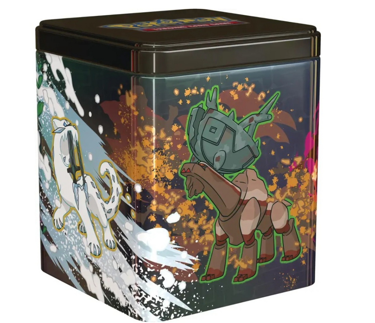 Pokemon 2025 Stacking Tins (Treasures of Ruin, Paradox Pokemon, Ogerpon)