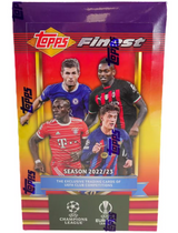 2022/23 Topps Finest Flashbacks UEFA Club Competitions Soccer Hobby Box