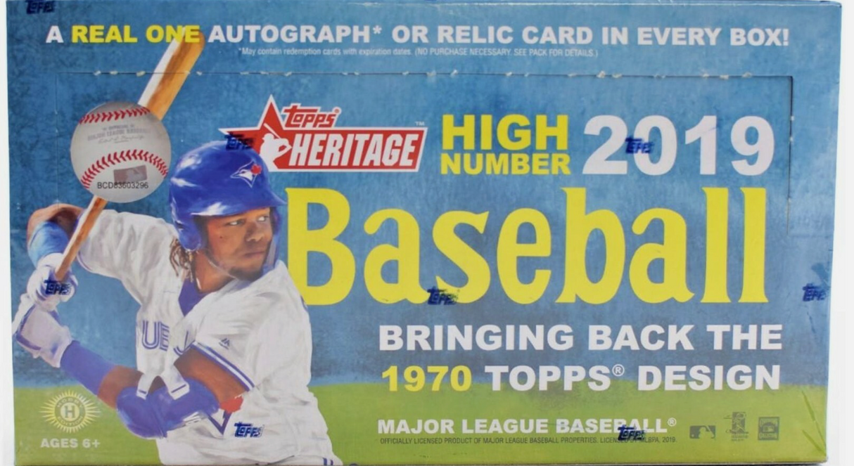 2019 Topps Heritage High Number Baseball Hobby Box