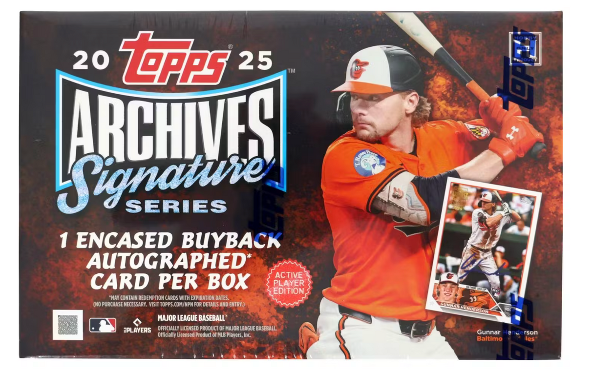 2025 Topps Archives Signature Series Baseball Hobby Box
