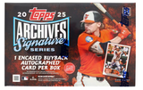 2025 Topps Archives Signature Series Baseball Hobby Box