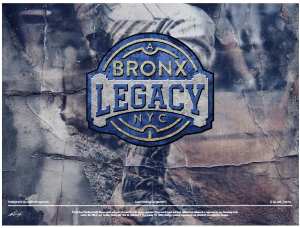 2025 Leaf A Bronx Legacy Baseball Hobby Box (Presell)