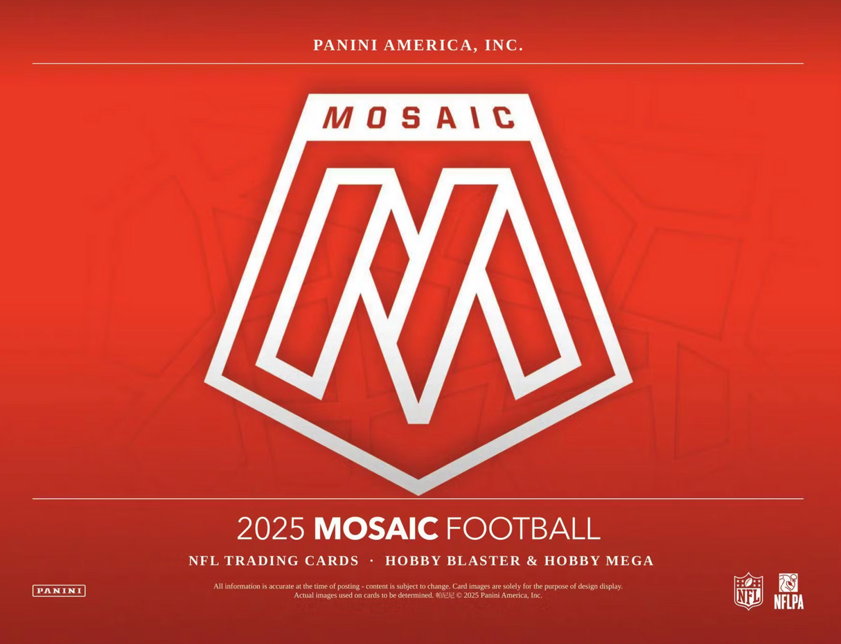 2025 Panini Mosaic Football 6-Pack Hobby Blaster Box