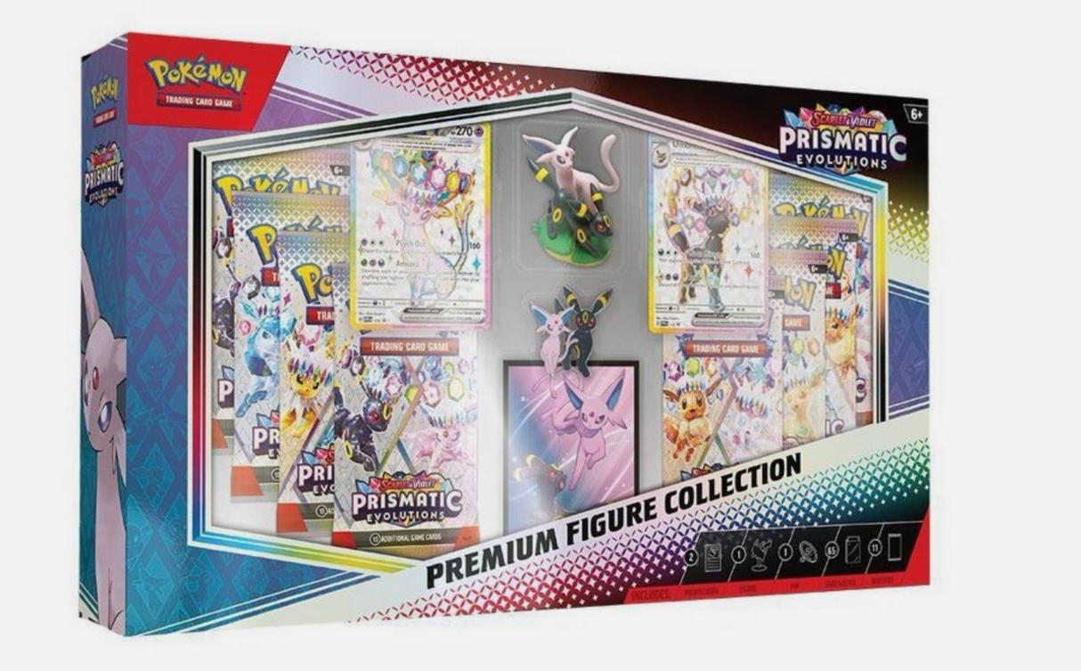 POKEMON TCG Prismatic Evolutions Premium Figure Collection English Pre-Sale