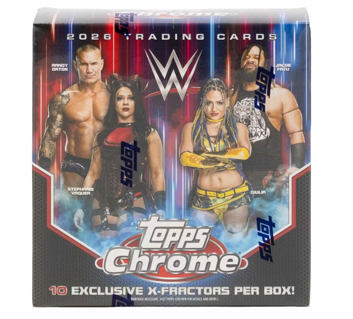 2026 Topps Chrome WWE Wrestling Mega Box