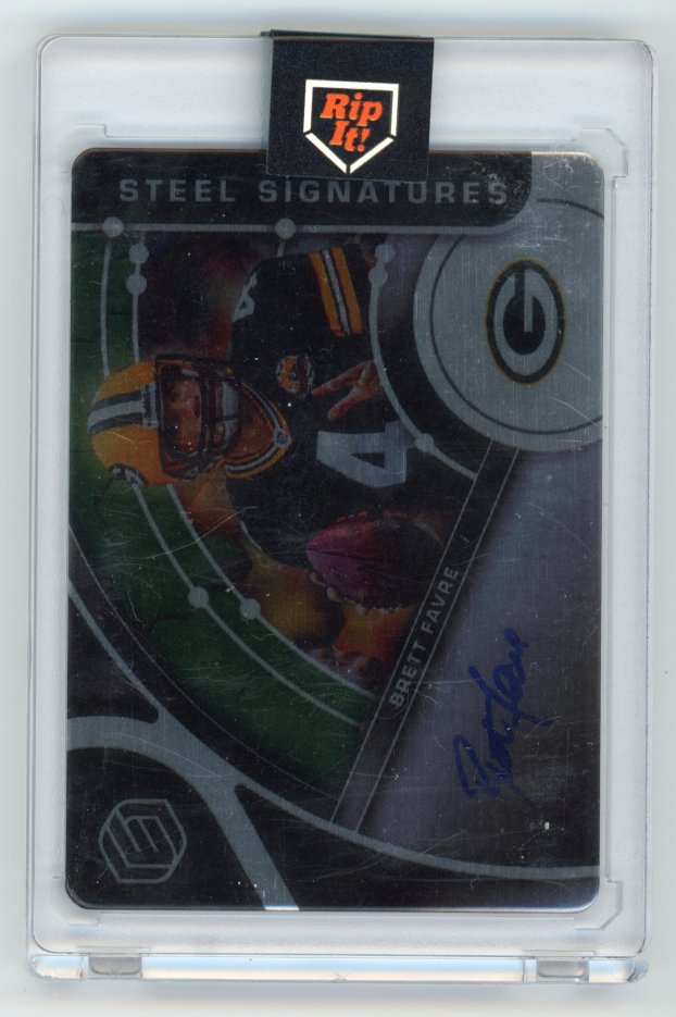 2022 Panini Elements Football Brett Farve Steel Signatures /10