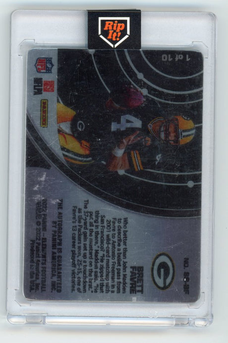 2022 Panini Elements Football Brett Farve Steel Signatures /10