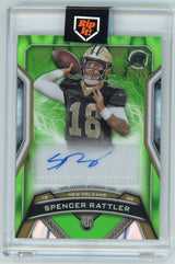 2024 topps resurgence spencer rattler green auto /15