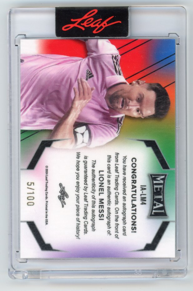 2024 Leaf Metal Lionel Messi /100