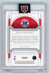 2023-34 Bilal Coulibaly National Treasures rookie patch auto /8