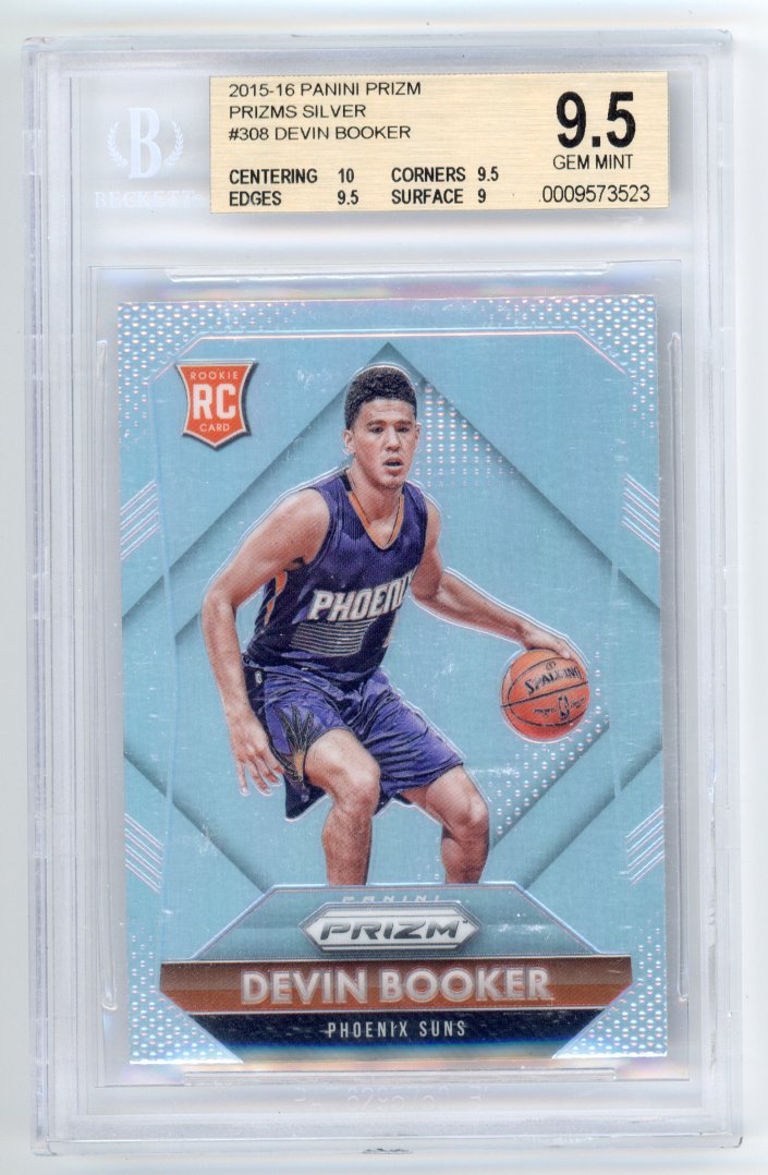 2015 Panini Prizm Silver Devin Booker BGS 9.5