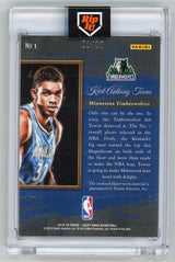 2015 Panini Court Kings Karl-Anthony Towns Rookie Card Rookie Patch 1/10