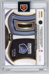 2024-25 Panini Select Jaylen Wells Rookie Patch Autograph /10