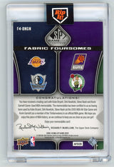 2009-10 so authentic Kobe Nash Dirk Garnett quad patch /199
