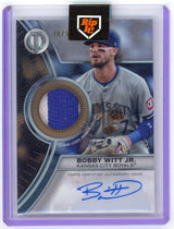 2025 Topps Tribute Bobby Witt Jr Patch Autograph/99