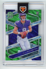 2024 Panini Spectra JJ McCarthy Green Scope die cut rookie /30